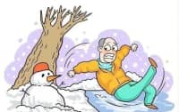 雪天路滑易摔倒！這份防摔倒秘籍一定用得上……